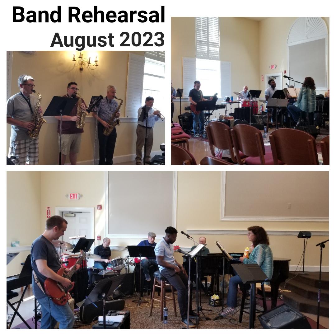 TCM Band Rehearsal, August 2023